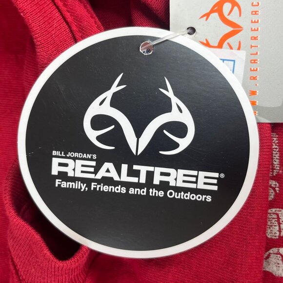 Realtree Outdoors Hunting Club Tshirt Mens Large Red  Delta Pro New - Picture 10 of 13